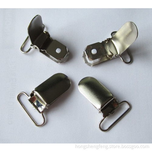 Best Seller 1.0 Inch Metal Pacifier Clip for Kids